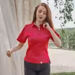 Zralá, dámské polotričko s šitým límcem, bavlna, růžové