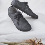 Světokrajky, barefoot lněné boty, tmavě modré