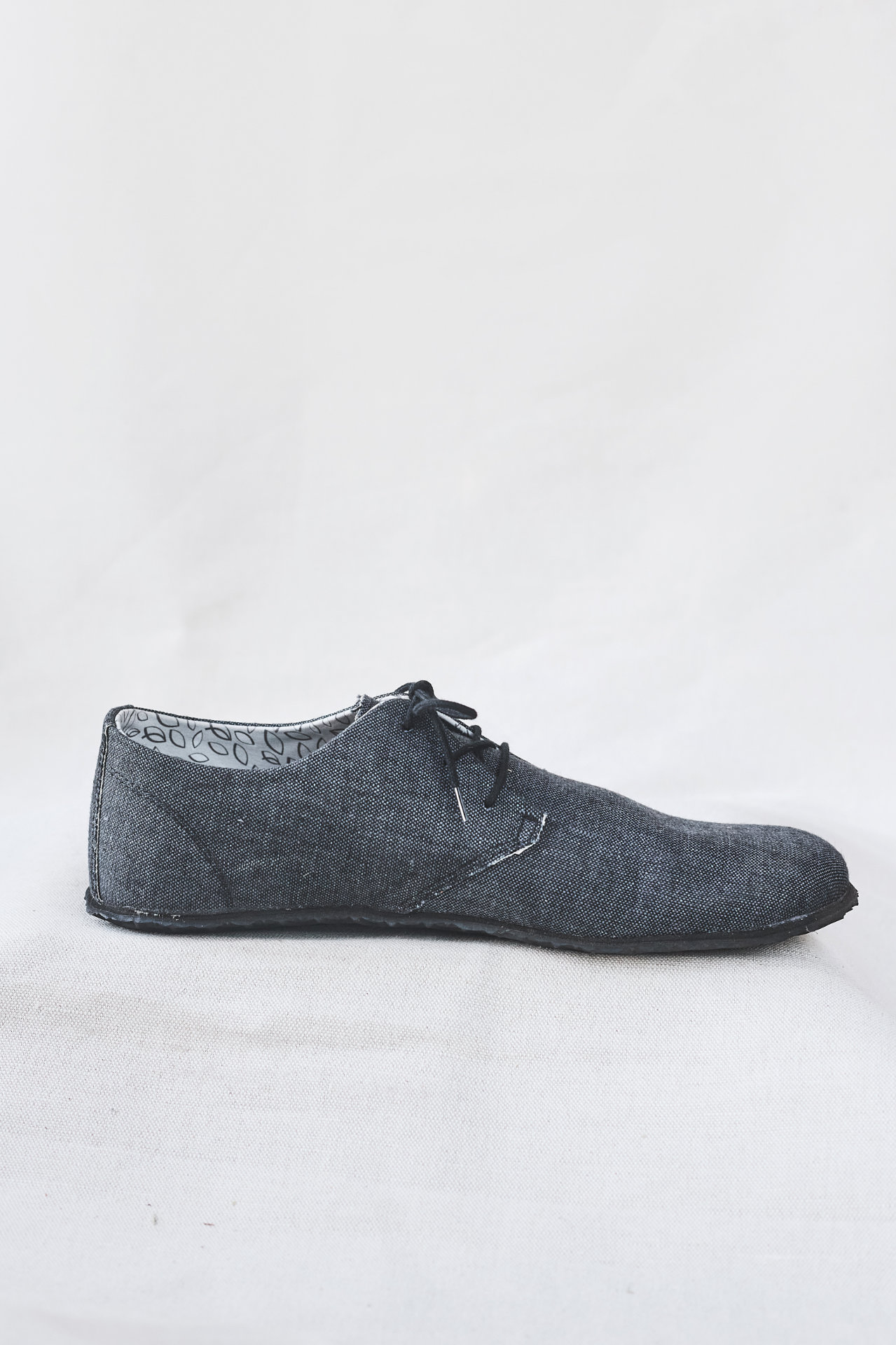 Světokrajky, barefoot lněné boty, tmavě modré - Obrázek 5